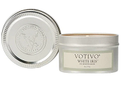 Votivo White Iris Travel Candle